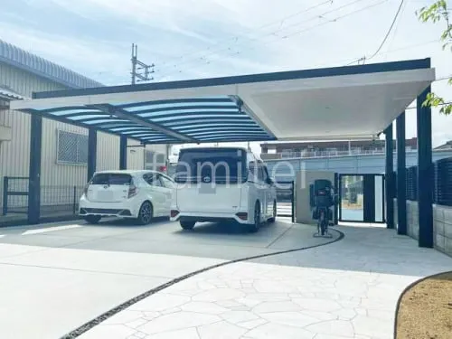 カーポート 三協アルミ Uスタイルアゼスト 3台用