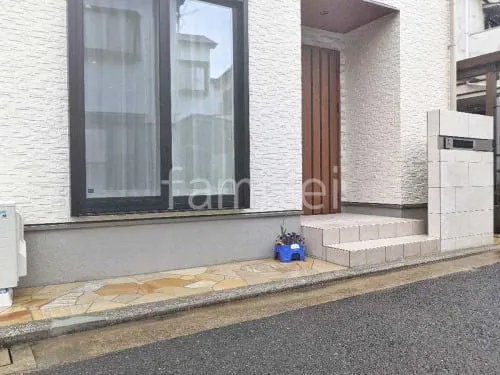 新築シンプル オープン外構