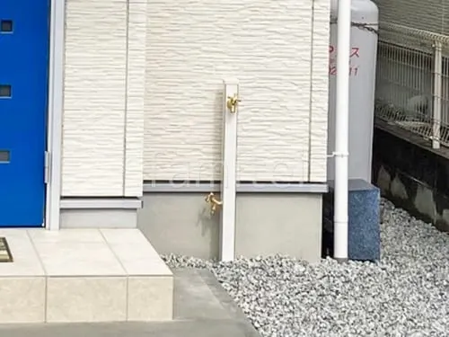 立水栓 ユニソン スプレスタンド60 蛇口2個