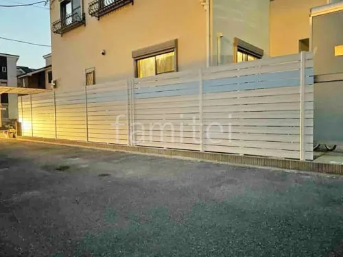 人工木・樹脂 フェンス（木調） F＆F マイティウッド ベーシック極 高尺タイプ 目隠し 木調・ラティス 樹脂