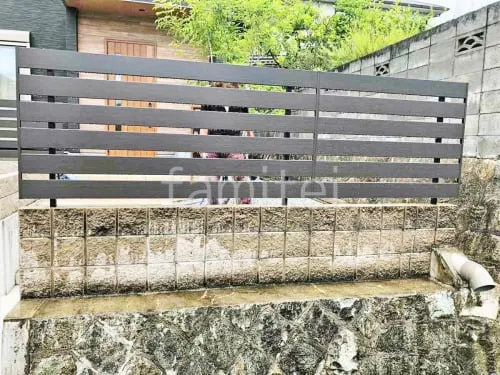 アルミ形材 フェンス 三協アルミ 木製調フレイナ Y1型 目隠し 木調・ラティス