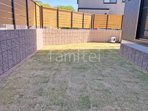 芝生張り 姫高麗芝