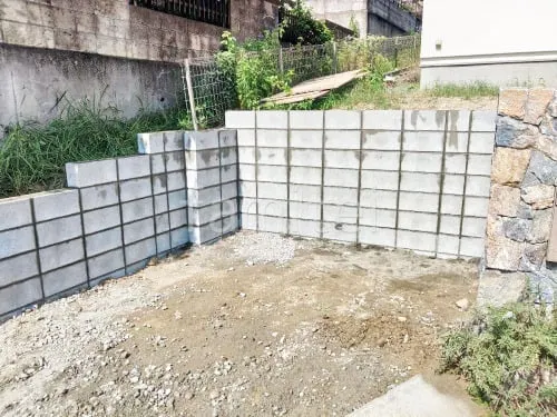土留めコンクリートブロック