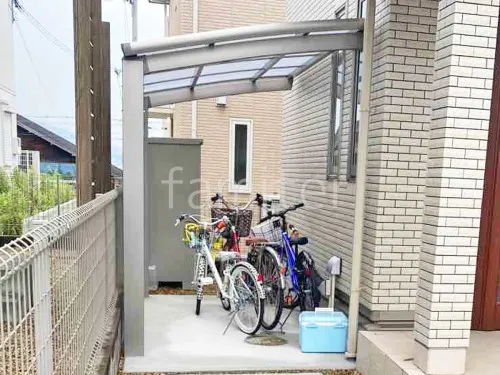 サイクルポート 自転車バイク屋根 LIXIL ネスカＲ アール屋根