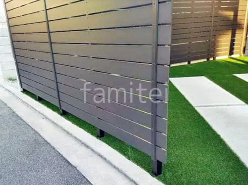 人工木・樹脂 フェンス（木調） F＆F マイティウッド ベーシック極 高尺タイプ 目隠し 木調・ラティス 樹脂