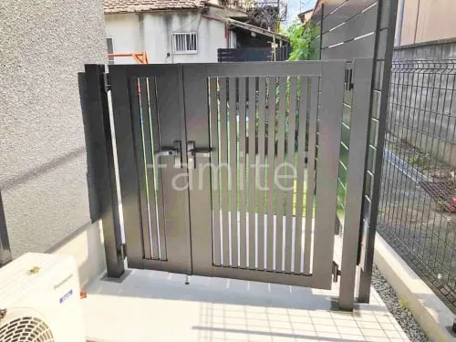 親子両開き 門扉 LIXIL AB TS1型 太たて桟 