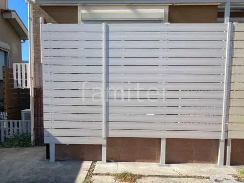 人工木・樹脂 フェンス（木調） F＆F マイティウッド ベーシック極 高尺タイプ 目隠し 木調・ラティス 樹脂