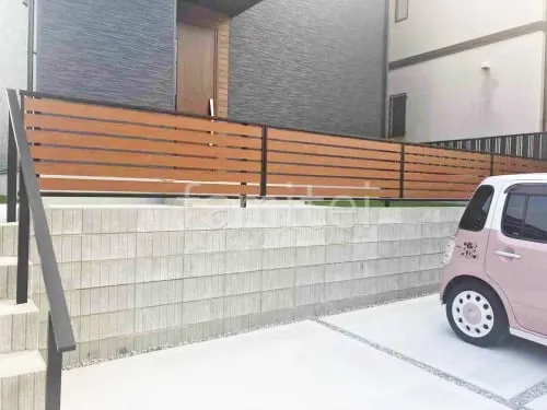 新築シンプル オープン外構の外構施工例（現場番号：46707