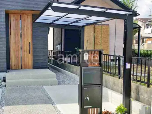 シンボルツリー 落葉樹 アオダモ 植栽の外構施工例（現場番号