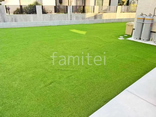 人工芝 防草シート加工 ヨシミツ毛織 リアル人工芝 35mm 