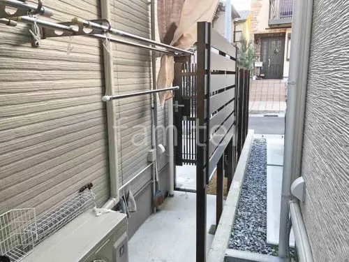 人工木・樹脂 フェンス（木調） F＆F マイティウッド ベーシック極 高尺タイプ 目隠し 木調・ラティス 樹脂