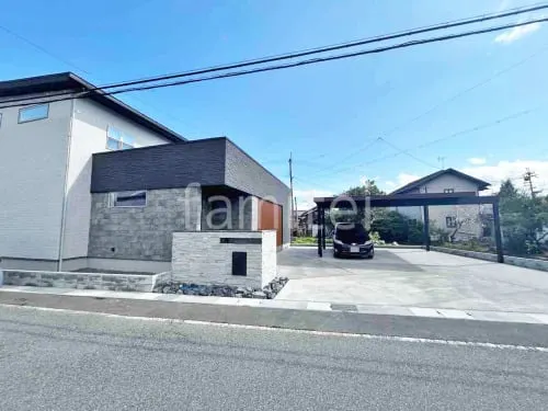 新築シンプル オープン外構