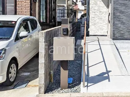 機能門柱 照明なし  LIXIL アクシィ1型 パターン2 