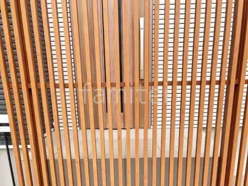 アルミ形材 フェンス YKKAP 木製調ルシアス スクリーンS02型 木調・ラティス スクリーン・格子