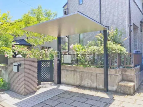 サイクルポート 自転車バイク屋根 LIXIL カーポートSC ミニ フラット屋根 吊り下げ屋根