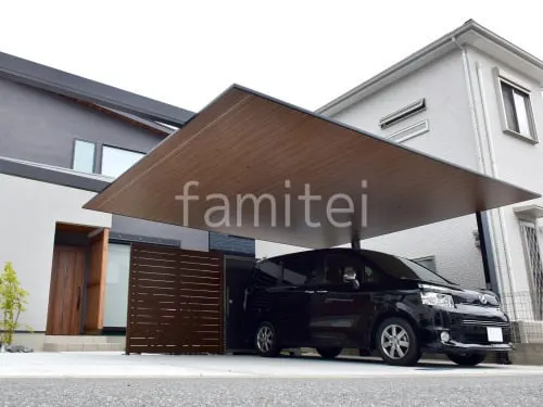 柱色 ブラック 屋根色 チェリーウッド