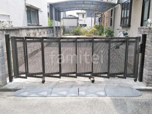 伸縮門扉 三協アルミ エクモアFG 2型 片開き