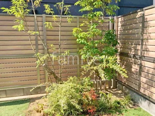 目隠しフェンス塀 LIXIL AB YS3-K型 2段柱