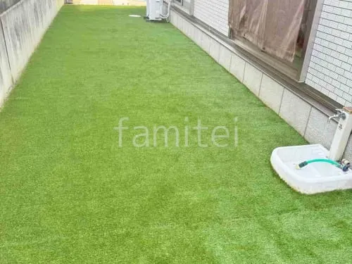 人工芝 ユニオンビズ メモリーターフ 防草シート加工