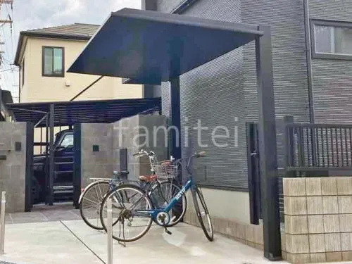 サイクルポート 自転車バイク屋根 LIXIL カーポートSC ミニ フラット屋根 吊り下げ屋根