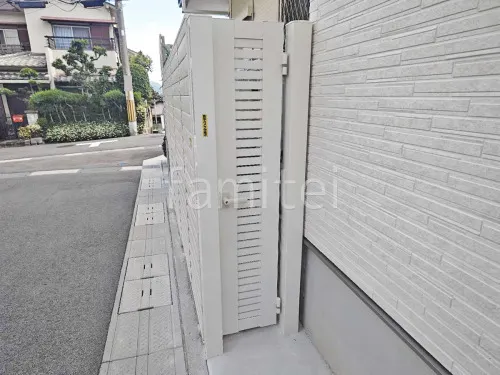 片開き 門扉 YKKAP シンプレオYS1型 横スリット 