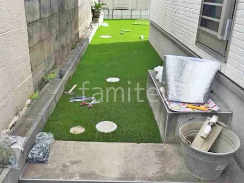 人工芝 防草シート加工 ヨシミツ毛織 リアル人工芝 35mm 