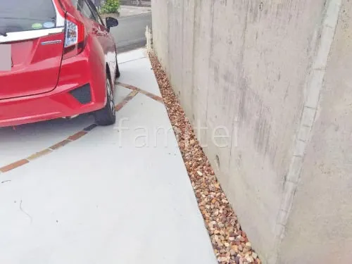 化粧砂利敷き ユニソン クレイチップ アンティークmix