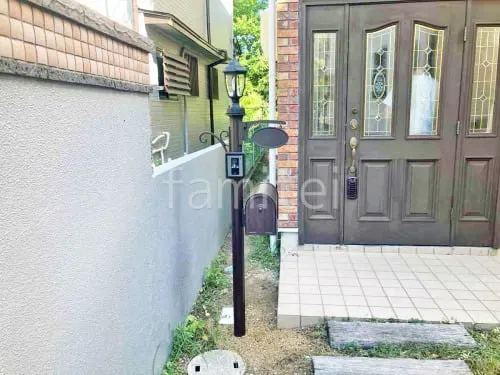 機能門柱 照明あり  三協アルミ エレニー パターンA 