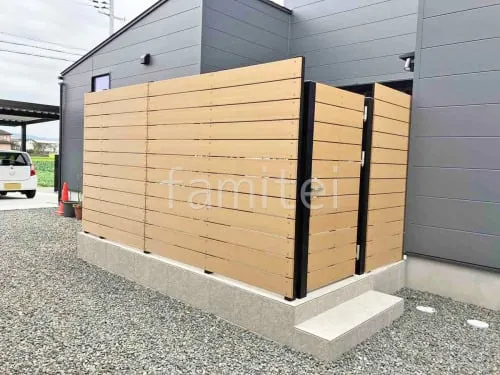 人工木・樹脂 フェンス（木調） F＆F ニコボード 高尺タイプ 目隠し 木調・ラティス 樹脂