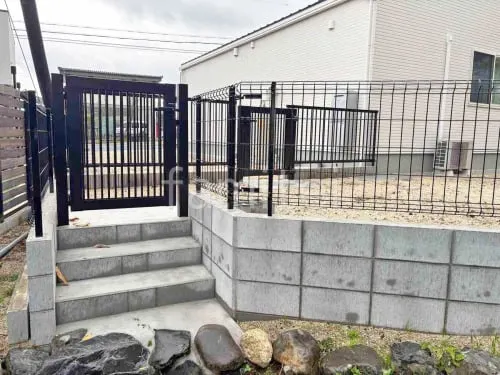 片開き 門扉 YKKAP シンプレオTB2型 たて格子 