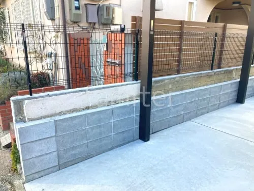 土留めコンクリートブロック