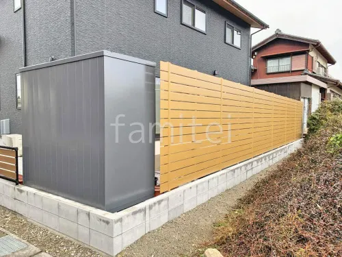 人工木・樹脂 フェンス（木調） F＆F マイティウッド デコll 高尺タイプ 目隠し 木調・ラティス 樹脂