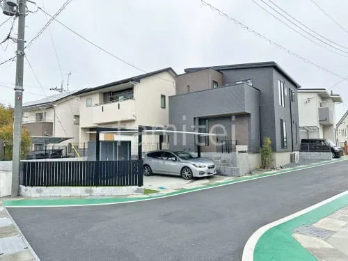 新築シンプル オープン外構