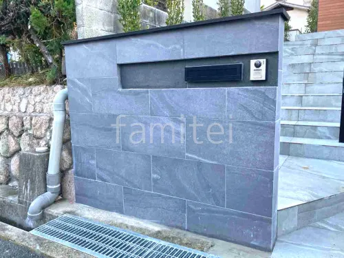 門柱 壁タイル貼り LIXIL アヴァンティ 郵便受けポスト エクスポストS-3型