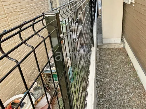 スチールメッシュ フェンス YKKAP イーネット3F型 スチール柱 境界・メッシュ