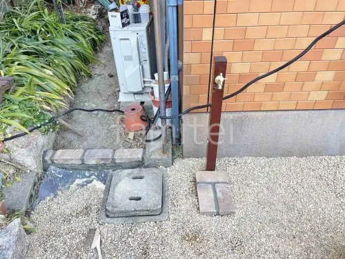 立水栓 ユニソン スプレスタンド60ソリッド 蛇口1個