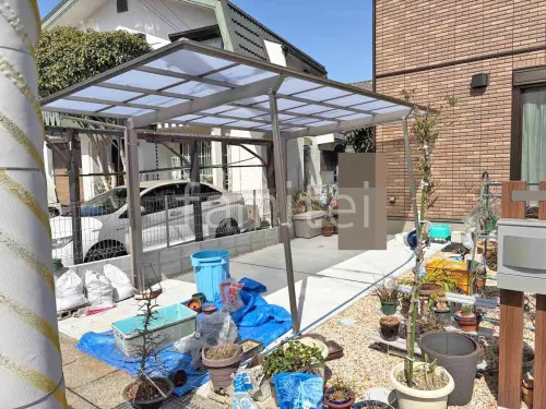 カーポート１台 （単棟） LIXIL フーゴF フラット屋根