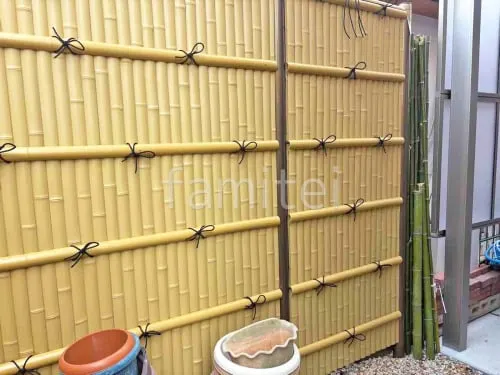 人工竹垣 タカショー e-バンブーユニット 建仁寺垣