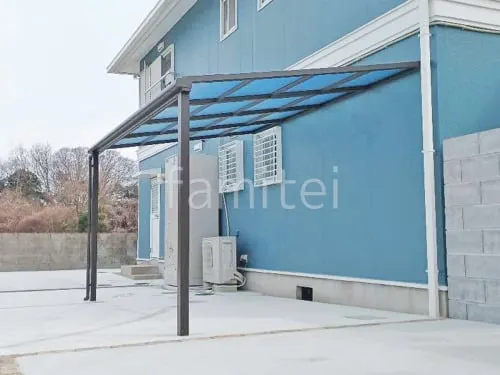 １階テラス屋根 （雨除け） LIXIL スピーネF フラット屋根 スタンダード 壁付