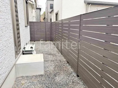 人工木・樹脂 フェンス（木調） F＆F マイティウッド デコll 高尺タイプ 目隠し 木調・ラティス 樹脂