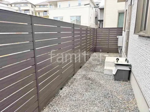 人工木・樹脂 フェンス（木調） F＆F マイティウッド デコll 高尺タイプ 目隠し 木調・ラティス 樹脂