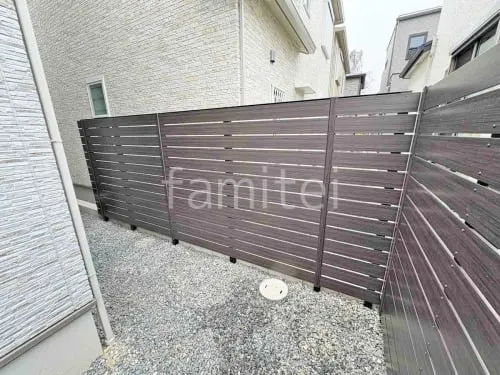 人工木・樹脂 フェンス（木調） F＆F マイティウッド デコll 高尺タイプ 目隠し 木調・ラティス 樹脂