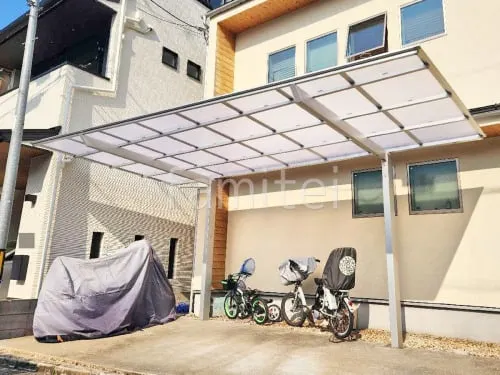 カーポート１台 （単棟） LIXIL ネスカF 変形地対応 フラット屋根