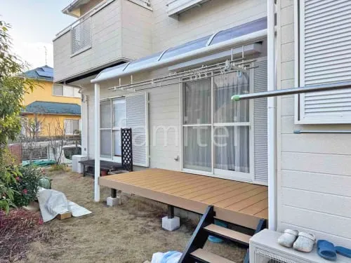 人工木デッキ  LIXIL 人工木 樹ら楽ステージ 