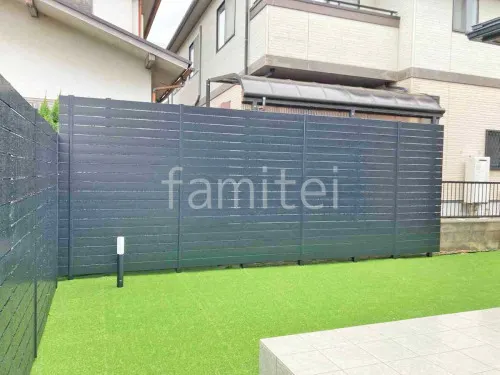 人工木・樹脂 フェンス（木調） F＆F マイティウッド デコll 高尺タイプ 目隠し 木調・ラティス 樹脂