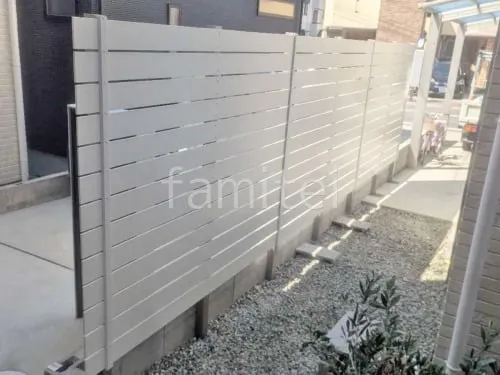 人工木・樹脂 フェンス（木調） F＆F マイティウッド デコll 高尺タイプ 目隠し 木調・ラティス 樹脂