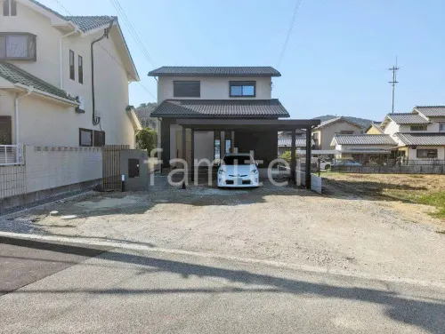 新築シンプル オープン外構