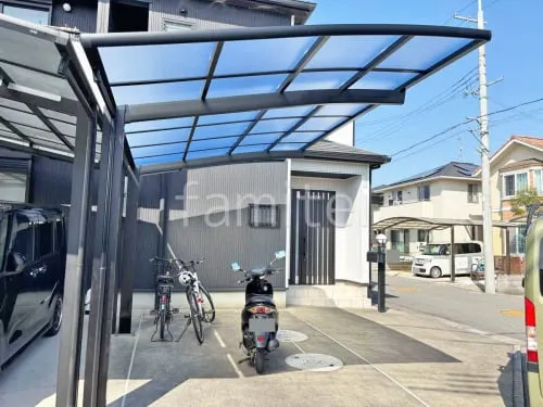 カーポート１台 （単棟） LIXIL ネスカＲ アール屋根