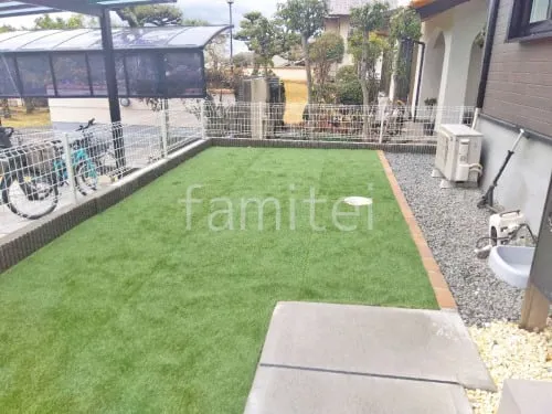 人工芝 防草シート加工 マツモト 人工芝 30mm 