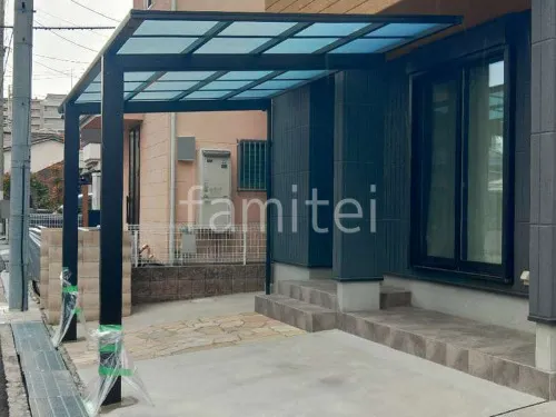 カーポート１台 （単棟） YKKAP エフルージュ FIRST フラット屋根